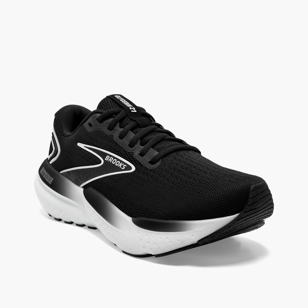 Chaussures Running Route Brooks Glycerin 21 Noir Grise Blanche Femme | JDY-6885990